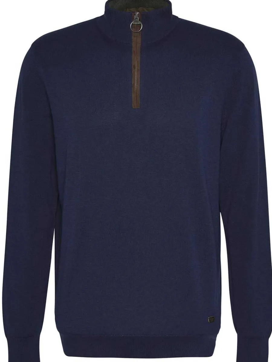 Barbour Bayfield Half Zip Jumper - Mens - Classic Navy