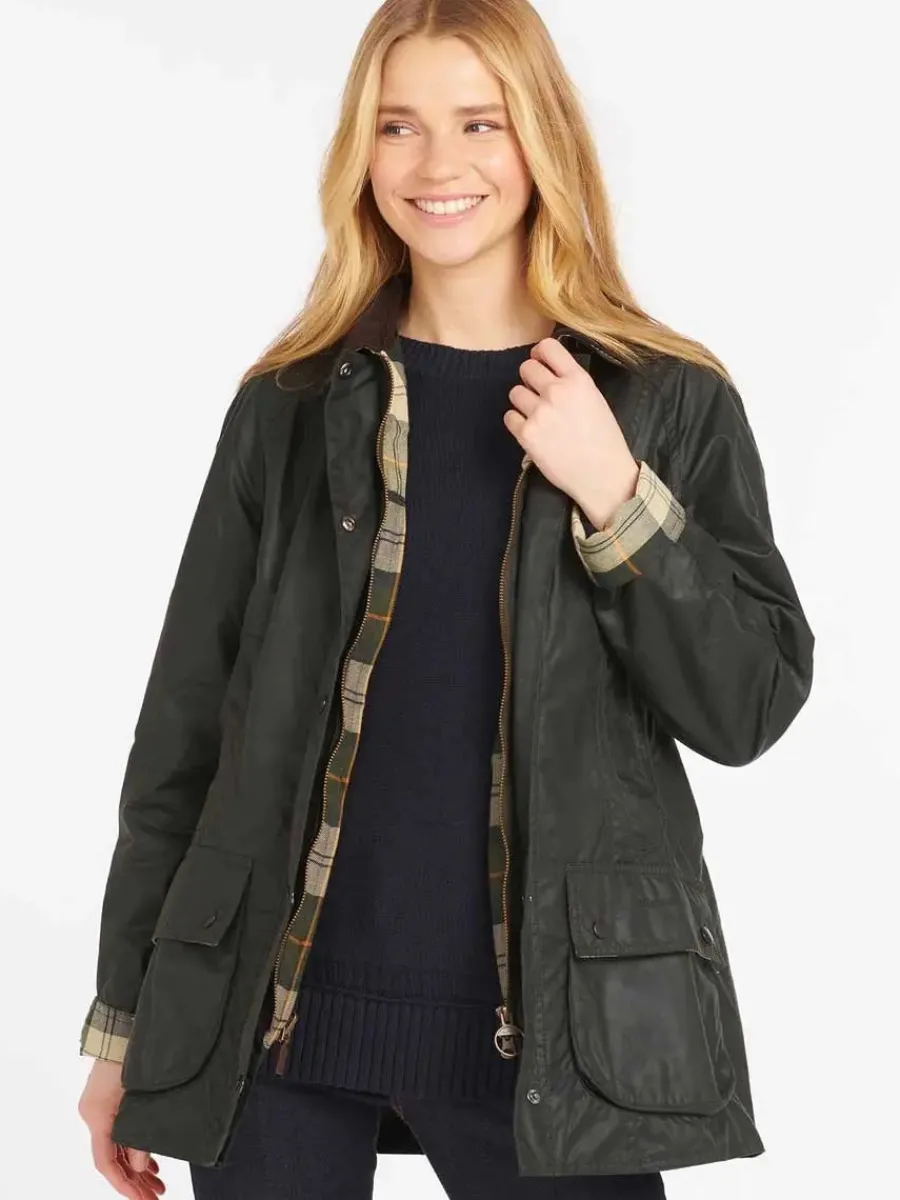 Women Barbour Beadnell Wax Jacket - Women's -