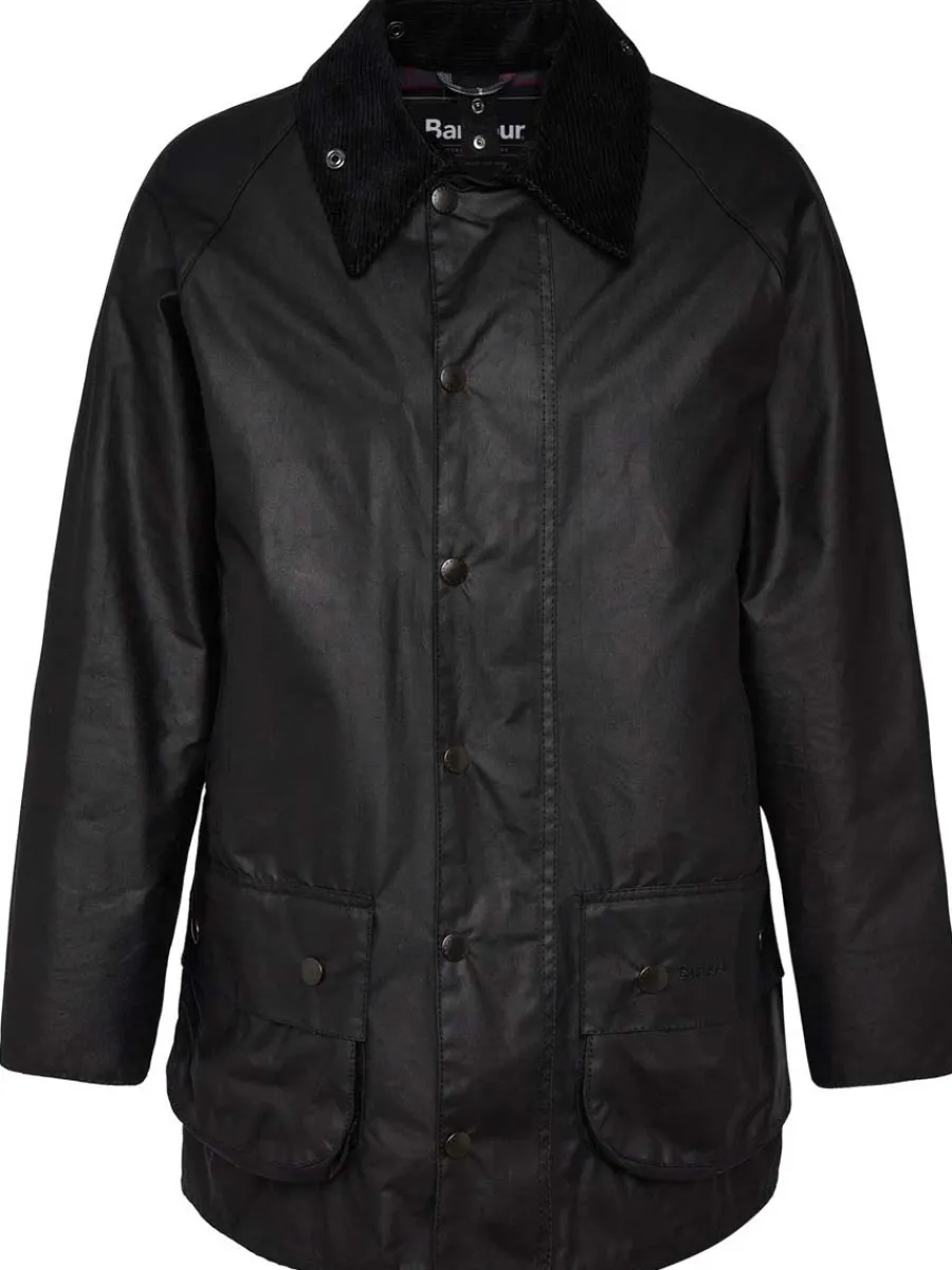 Barbour Beaufort Wax Jacket - Mens - Black