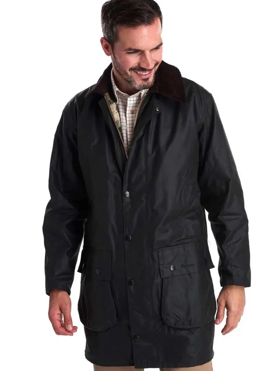 Barbour Border Wax Jacket - Mens -