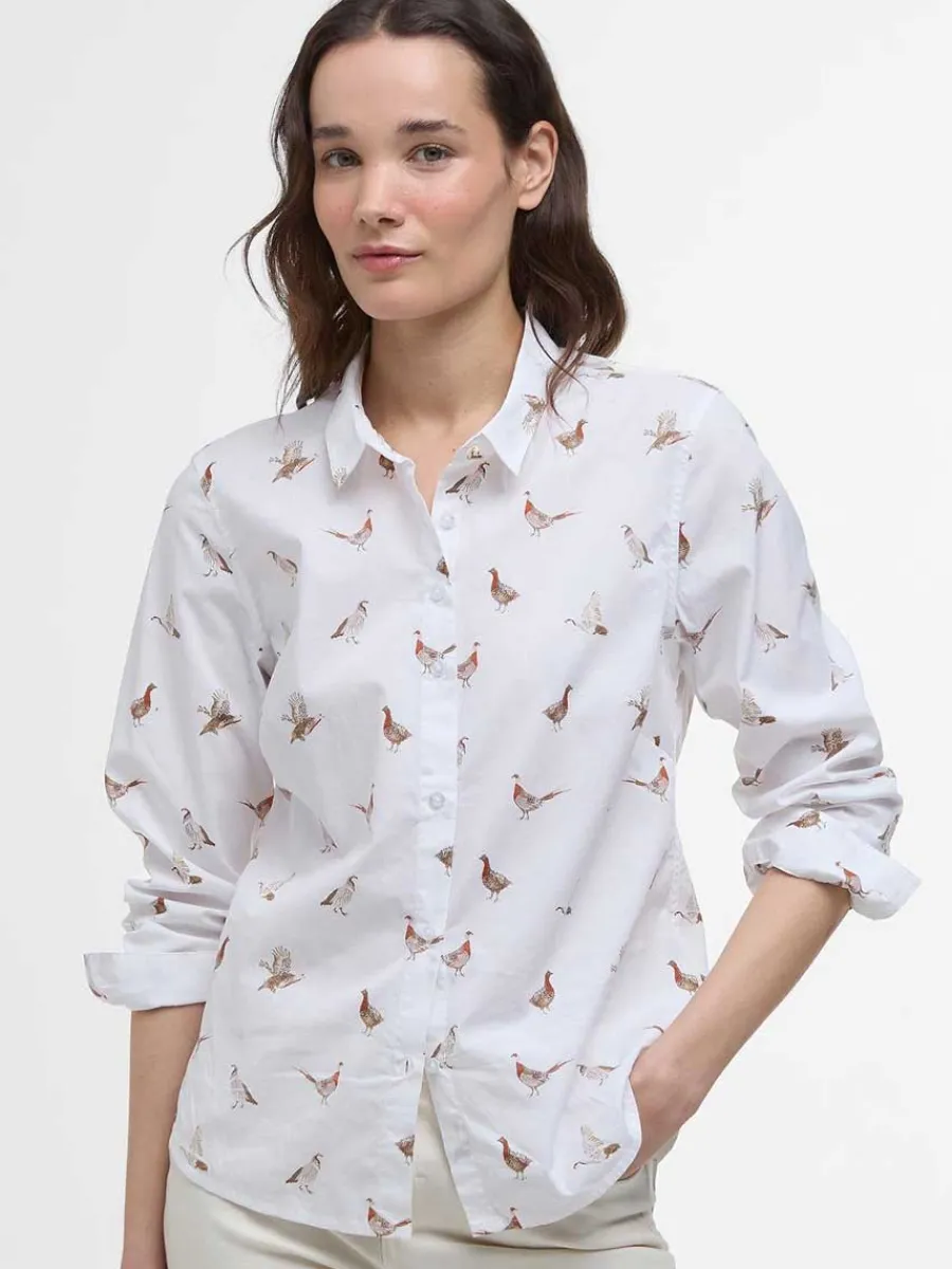 Women Barbour Brambles Tailored Long-Sleeved Shirt - Women's - Multi