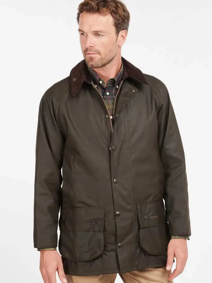 Barbour Classic Beaufort Wax Jacket - Mens - Olive