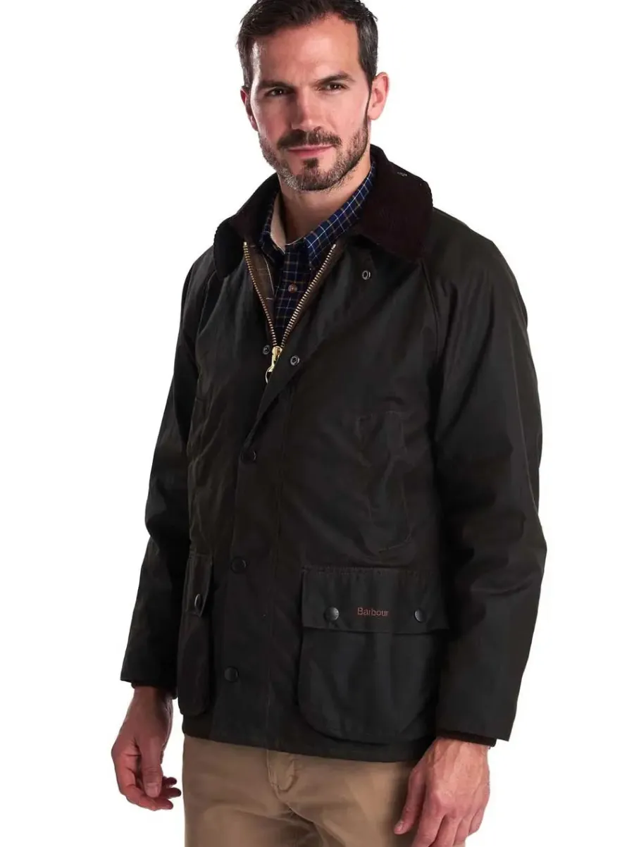 Barbour Classic Bedale Wax Jacket - Mens - Olive