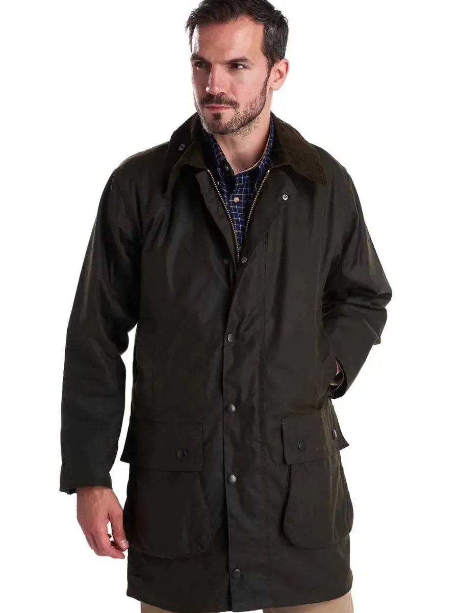 Barbour Classic Northumbria Wax Jacket - Mens - Olive