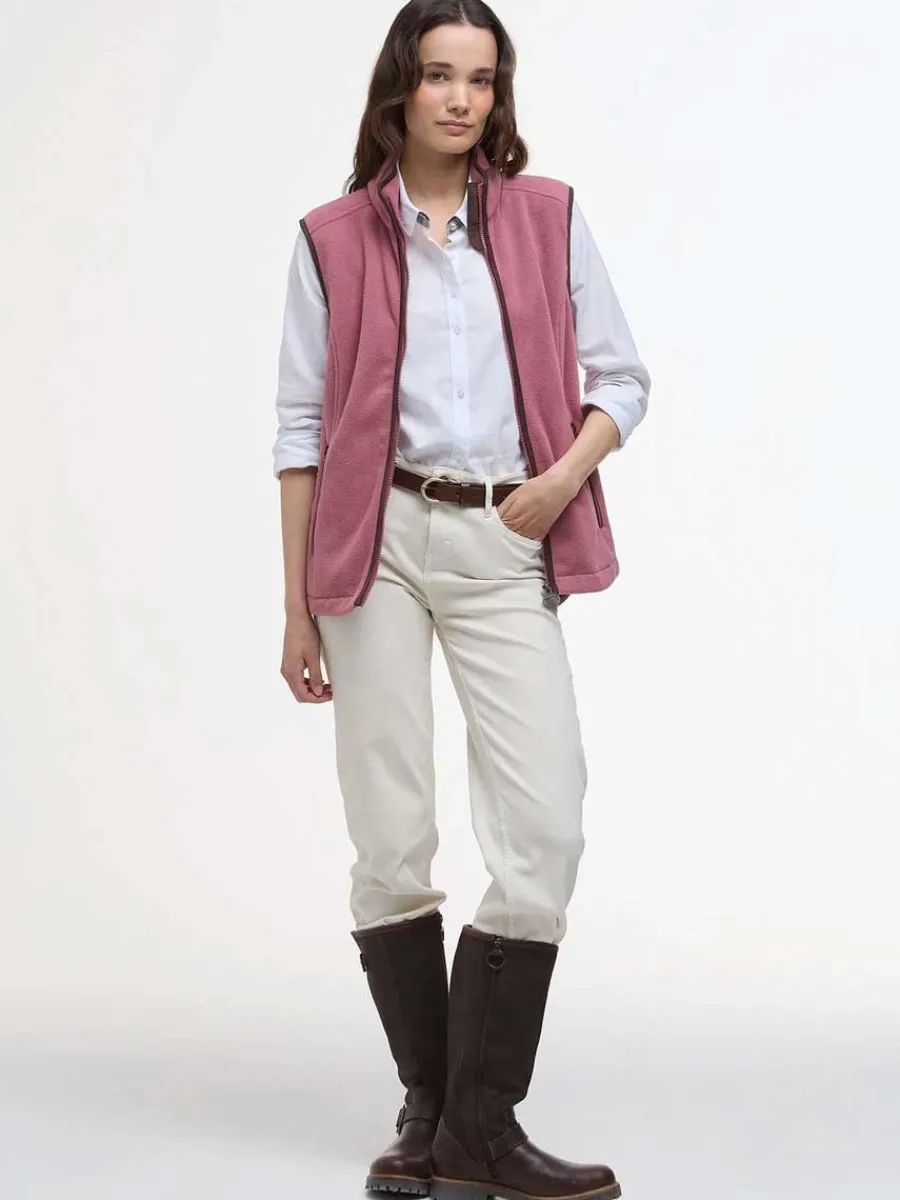 barbour_country_colton_fl_2.webp Women Barbour Country Colton Fleece Gilet - Women's - Deep Pruce