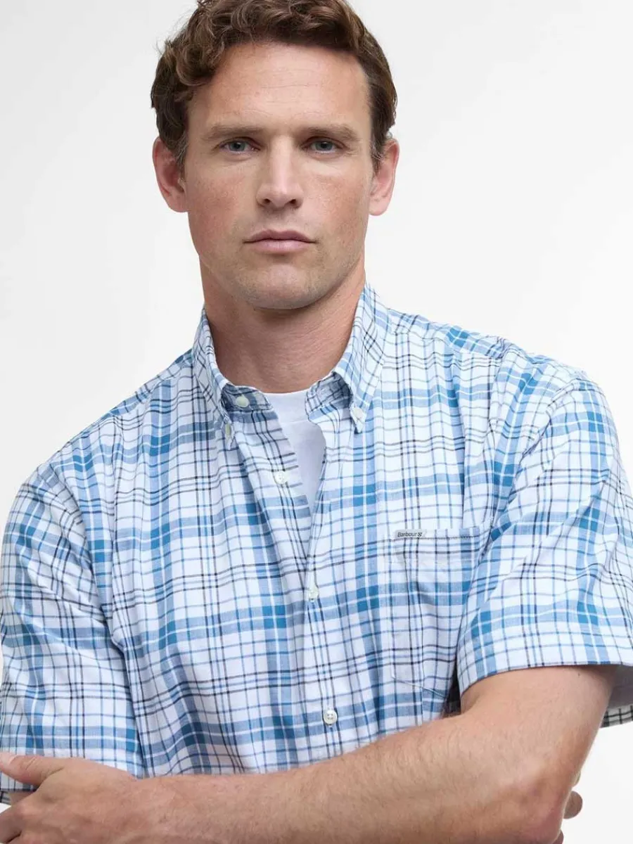 barbour_drafthill_regular_3.webp Barbour Drafthill Regular Short-Sleeved Shirt - Mens - Brook Blue
