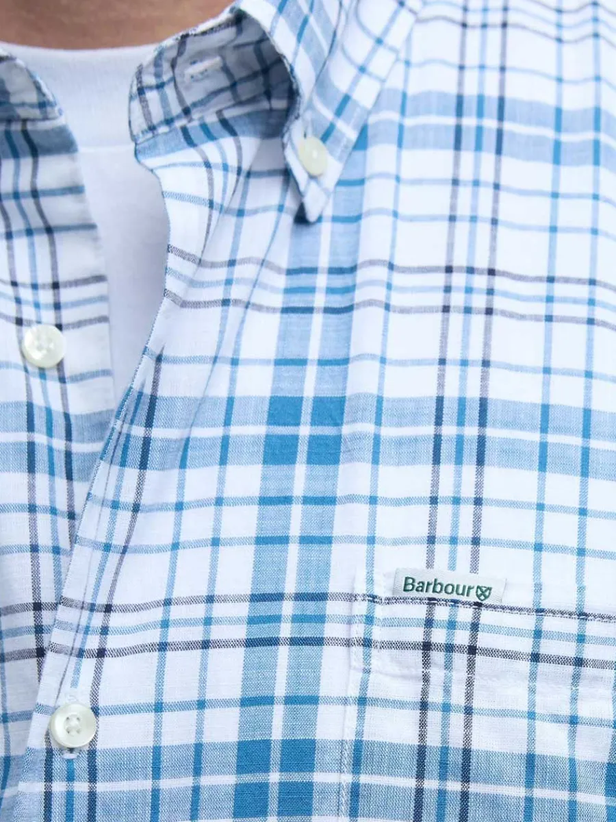 barbour_drafthill_regular_5.webp Barbour Drafthill Regular Short-Sleeved Shirt - Mens - Brook Blue