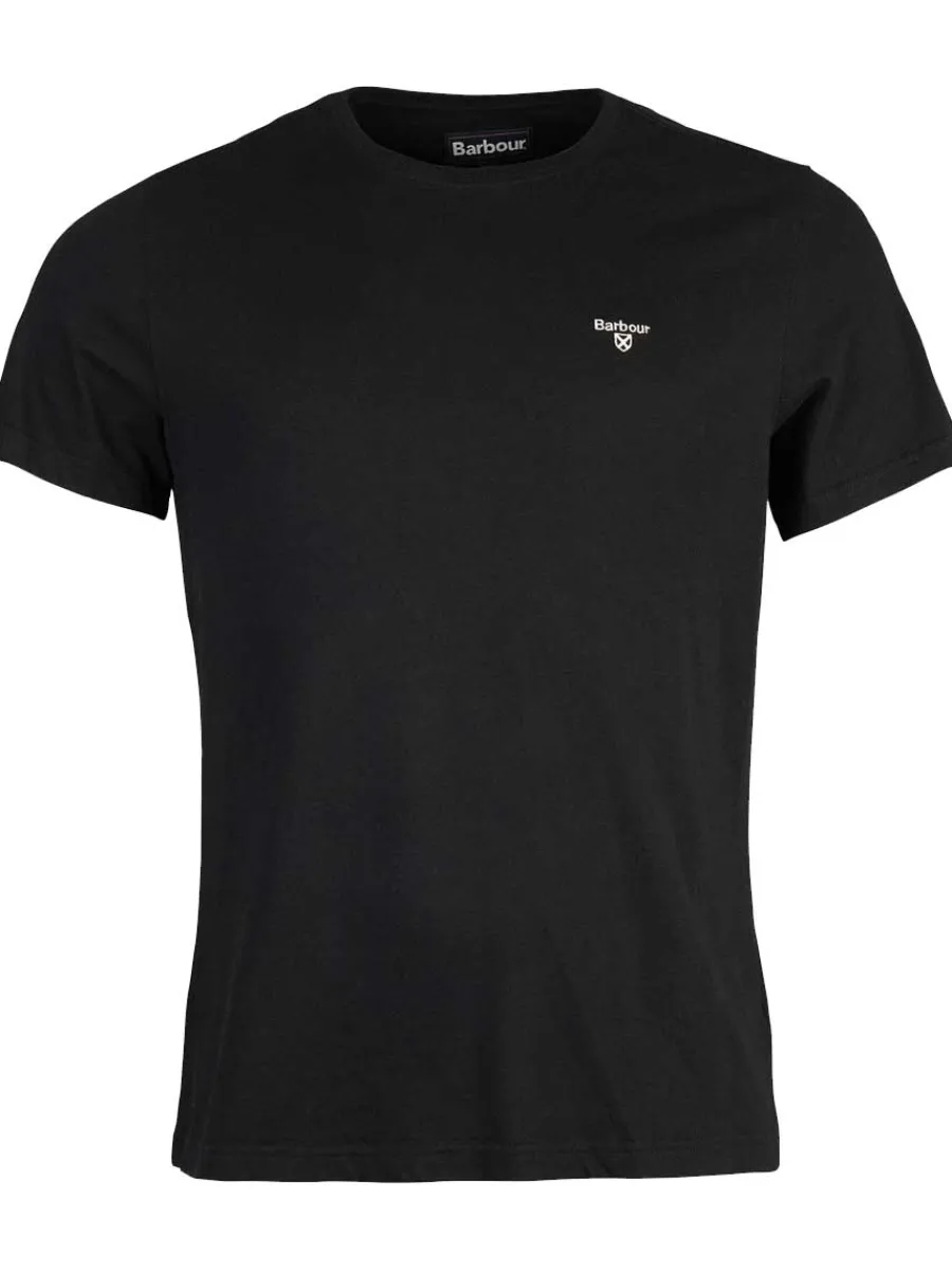 Barbour Essential Sports T-Shirt- Mens - Black