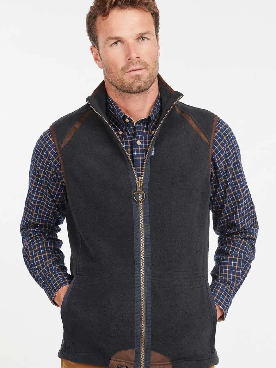 Barbour Langdale Fleece Gilet - Mens - Navy