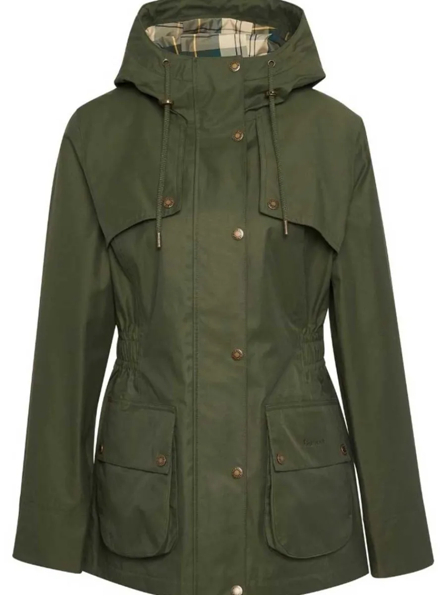 barbour_maple_waterproof__1.webp Women Barbour Maple Waterproof Jacket - Women's - Olive/Ancient Tartan