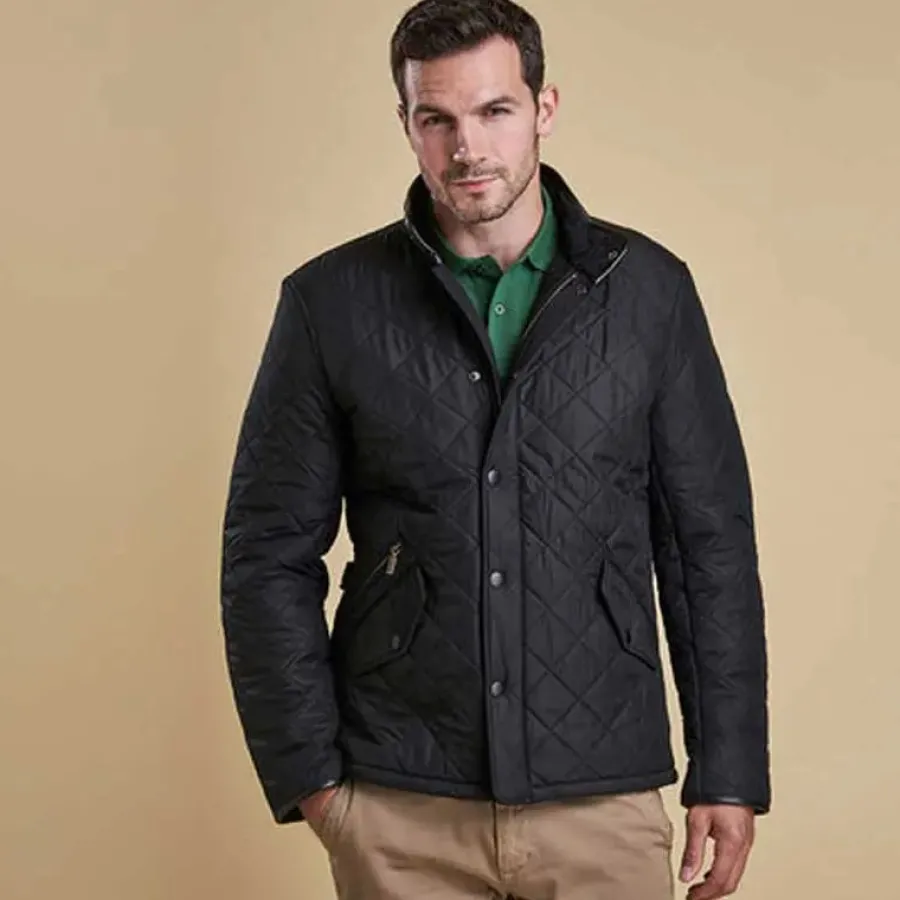 Barbour Powell Quilted Jacket with Fleece Lining - Mens -