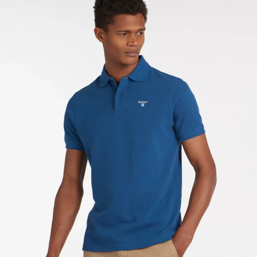 Barbour Sports Polo Shirt - Men's - Deep Blue