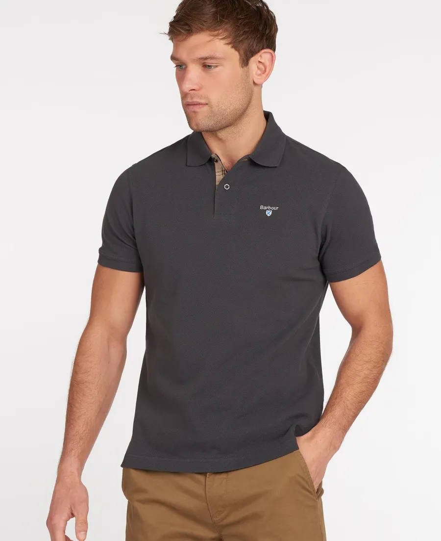 Barbour Tartan Pique Polo Shirt - Men's -