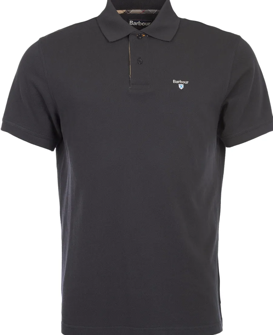 barbour_tartan_pique_polo_1.webp Barbour Tartan Pique Polo Shirt - Men's -