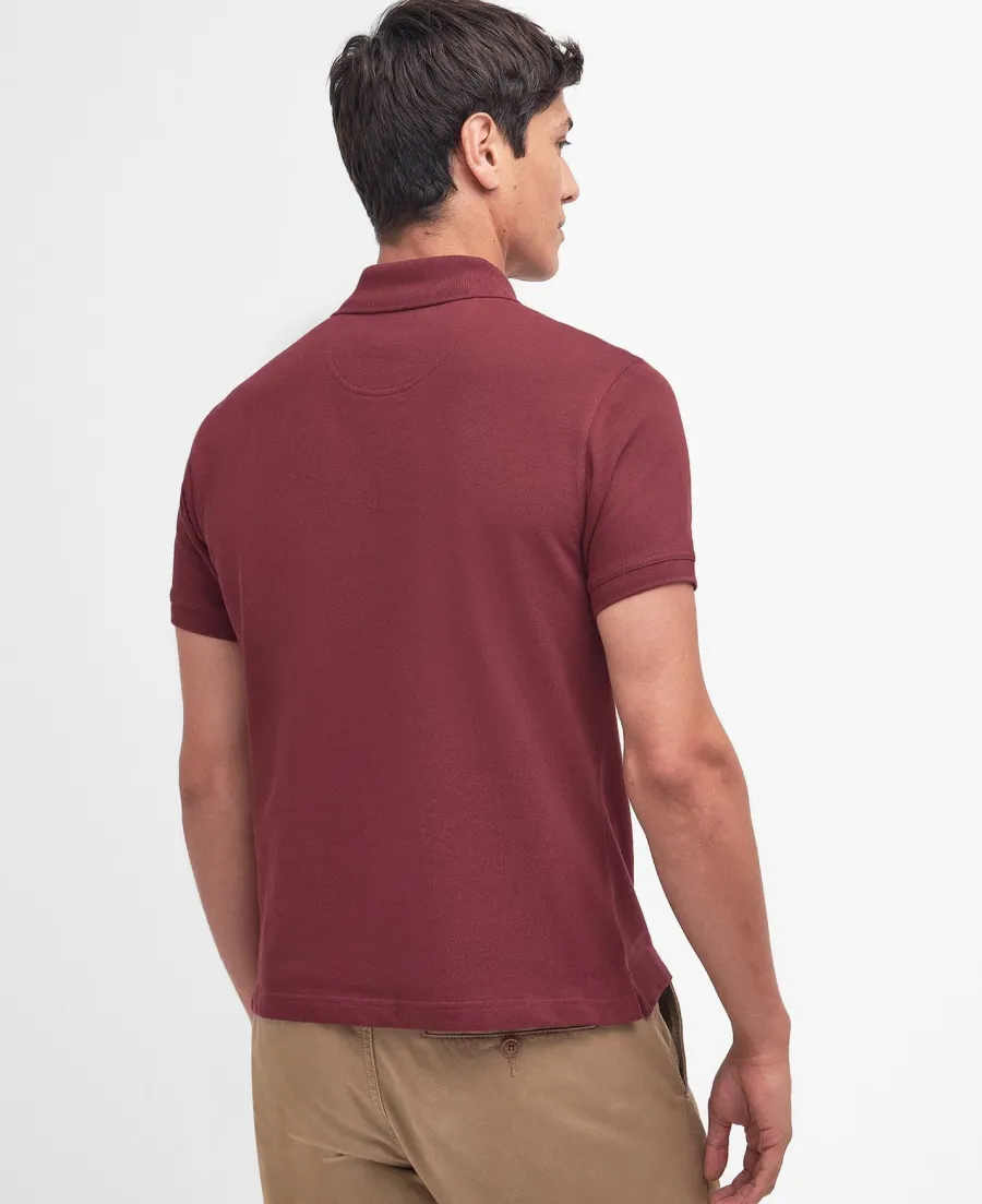 barbour_tartan_pique_polo_2-3.webp Barbour Tartan Pique Polo Shirt - Mens - Ruby