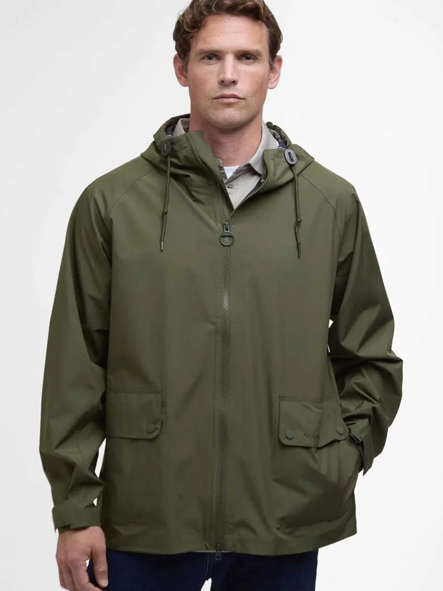 Barbour Trover Waterproof Jacket - Mens - Fern Green