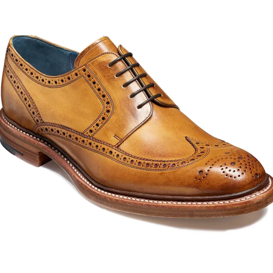Barker Shoes BARKER Bailey Shoes - Mens Derby Brogues - Cedar Calf
