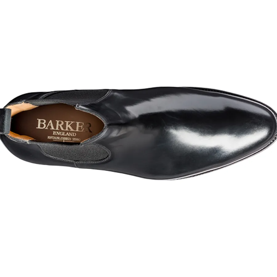 barker_bedale_boots__mens_3.webp Barker Shoes BARKER Bedale Boots - Mens Chelsea - Black Hi-Shine