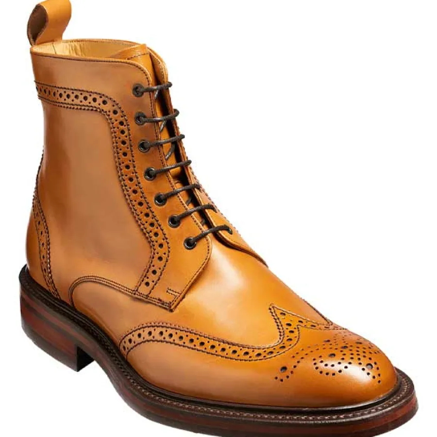 Women Barker Shoes BARKER Calder Boots - Mens - Cedar Calf