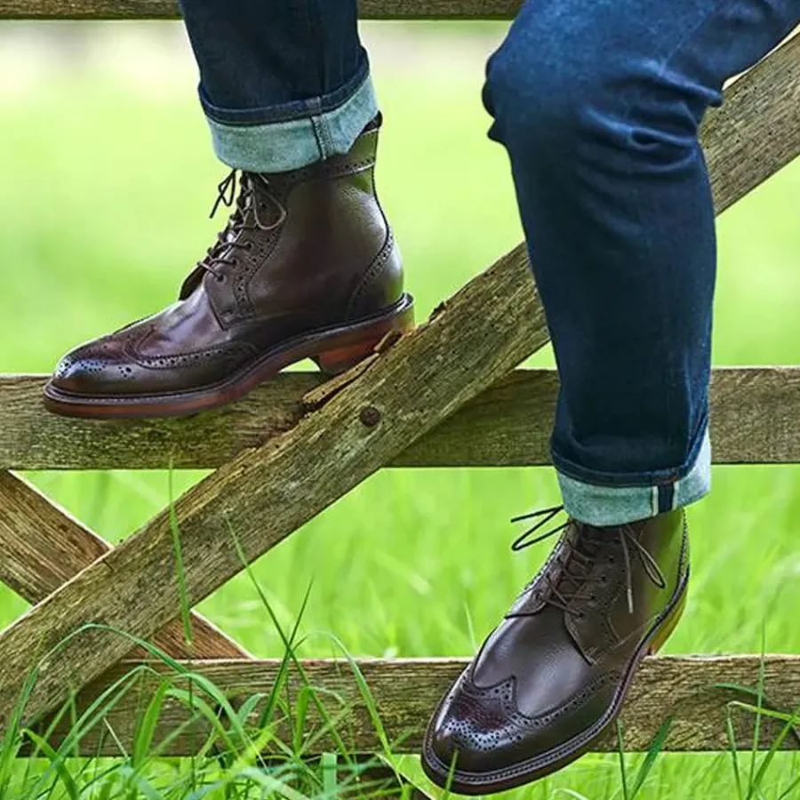 barker_calder_boots__mens_1-3.webp Barker Shoes BARKER Calder Boots - Mens - Dark Brown Grain