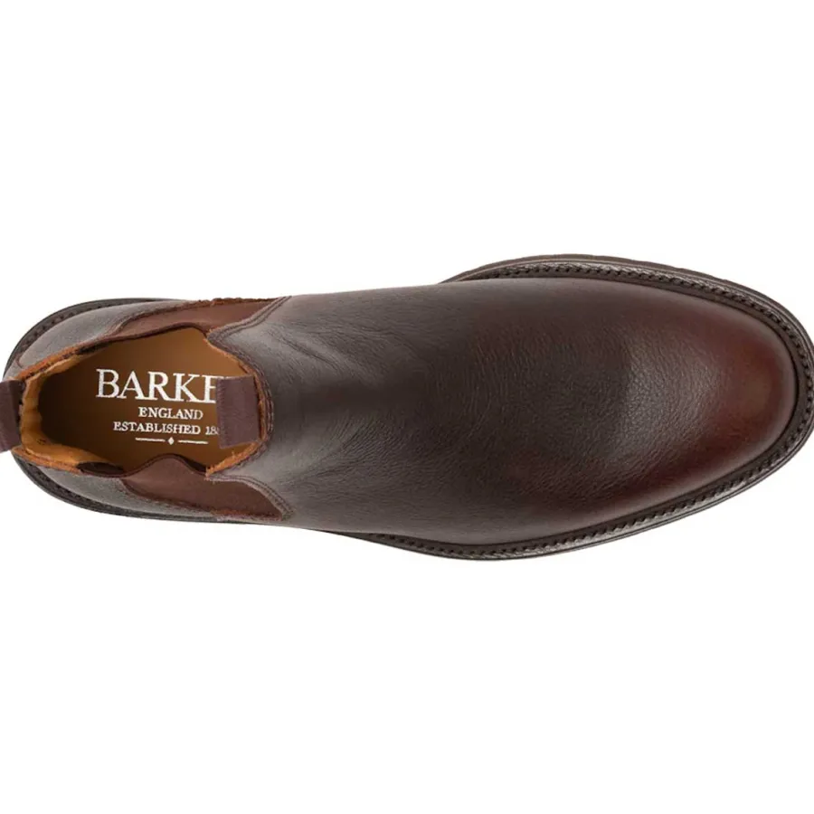 barker_camborne_xtra_lite_2-3.webp Barker Shoes BARKER Camborne Xtra Lite Chelsea Boots - Mens - Brown Grain Pull Up