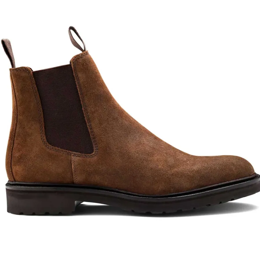 barker_camborne_xtra_lite_2-4.webp Barker Shoes BARKER Camborne Xtra Lite Chelsea Boots - Mens - Brown Waxy Suede