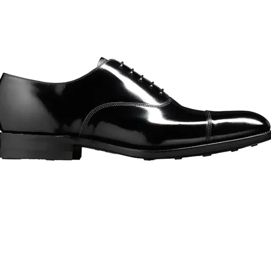 barker_cheltenham_shoes___2.webp Barker Shoes BARKER Cheltenham Shoes - Mens Oxford Style - Black Hi-Shine