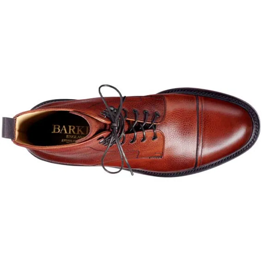 barker_donegal_boots__men_2.webp Barker Shoes BARKER Donegal Boots - Mens Toe Cap - Antique Rosewood Calf