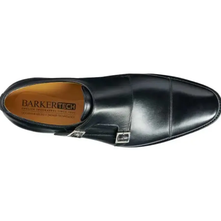 barker_edison_shoes__mens_3.webp Barker Shoes BARKER Edison Shoes - Mens Monk Strap - Black Calf