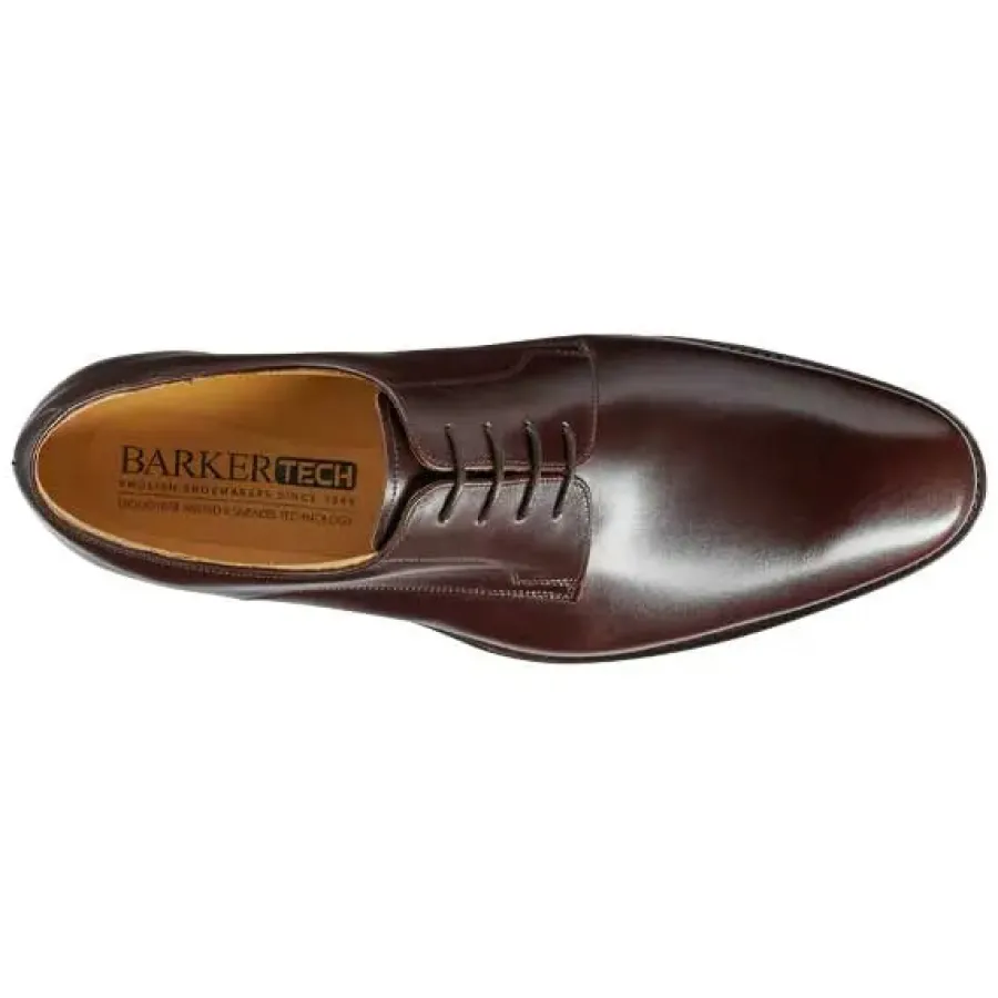 barker_ellon_shoes__mens__2-1.webp Barker Shoes BARKER Ellon Shoes - Mens Derby Shoes - Dark Walnut Calf