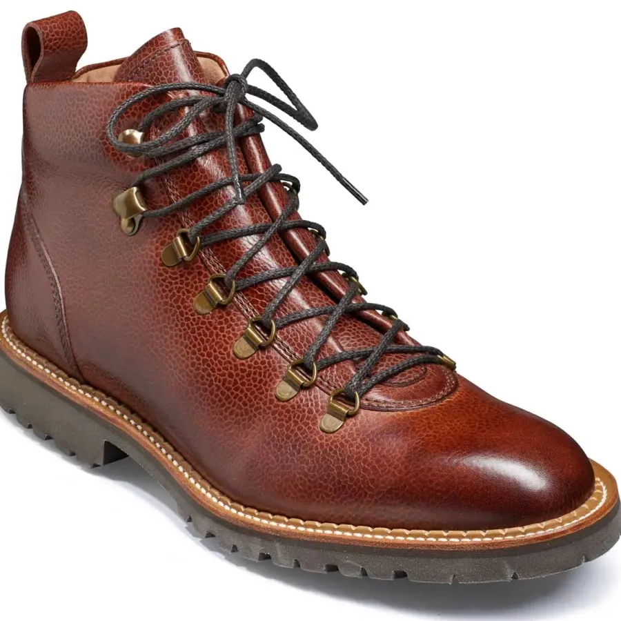 Barker Shoes BARKER Glencoe Boots - Mens Hiking - Cherry Grain