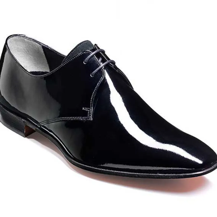 Barker Shoes BARKER Goldington Shoes - Mens Derby - Black Patent