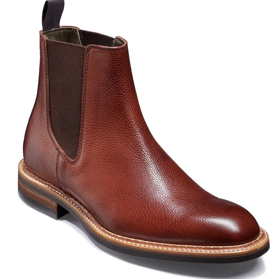 Barker Shoes BARKER Harrowick Chelsea Boots - Mens - Cherry Grain