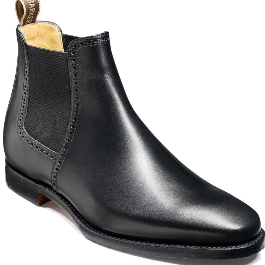 Barker Shoes BARKER Hawkin Chelsea Boots - Mens - Black Calf