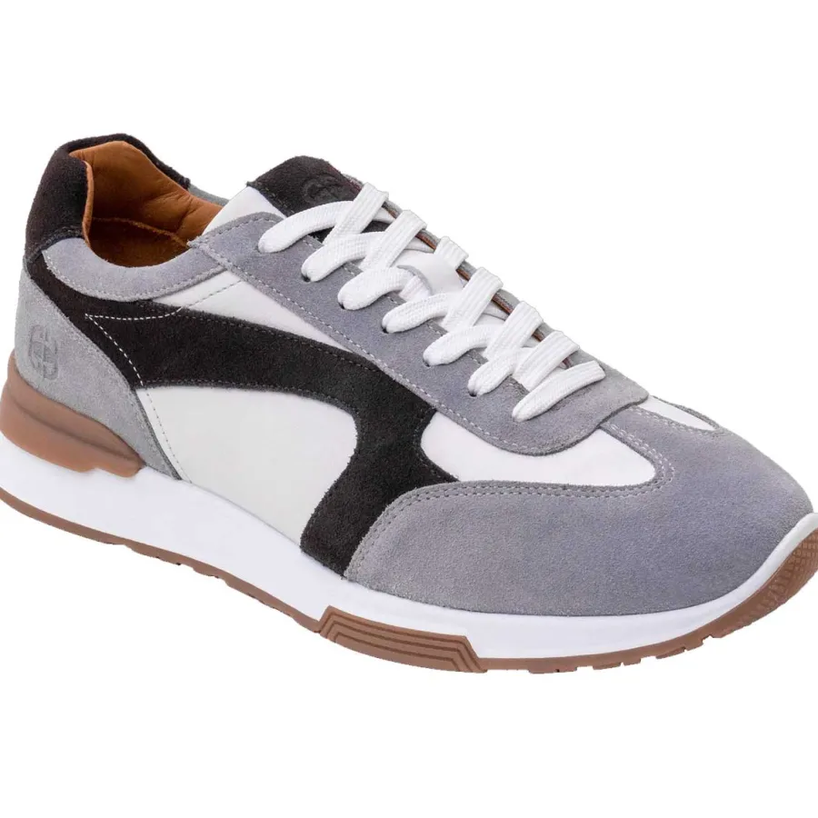 Barker Shoes BARKER Hill Trainers - Mens - Grey Combi