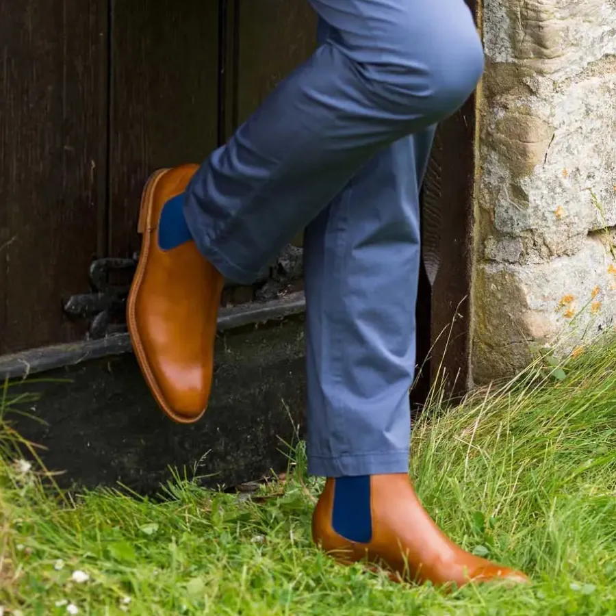 barker_hopper_boots__mens_1.webp Barker Shoes BARKER Hopper Boots - Mens Chelsea - Cedar Calf
