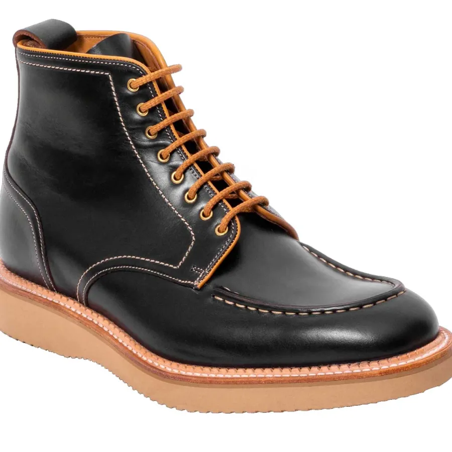 Barker Shoes BARKER Indiana Boots - Mens - Black Waxy Calf