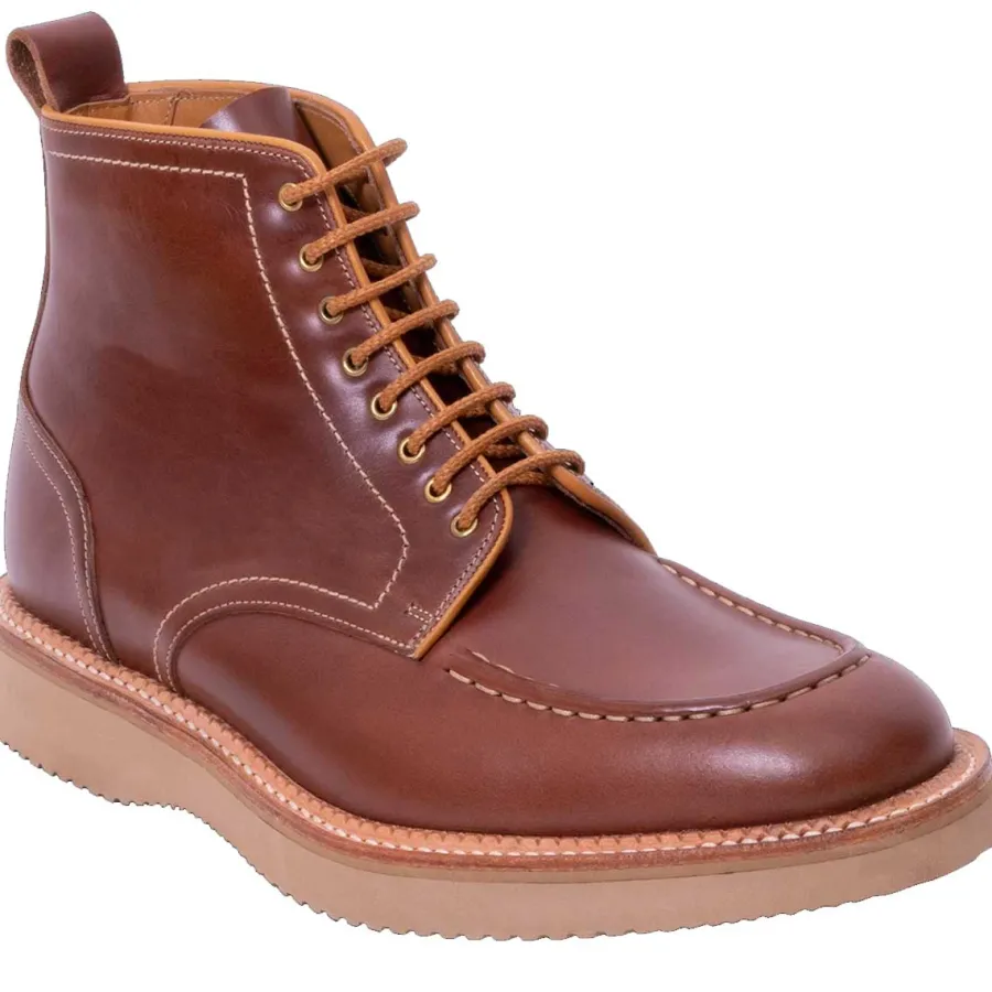 Barker Shoes BARKER Indiana Boots - Mens - Brown Waxy Calf