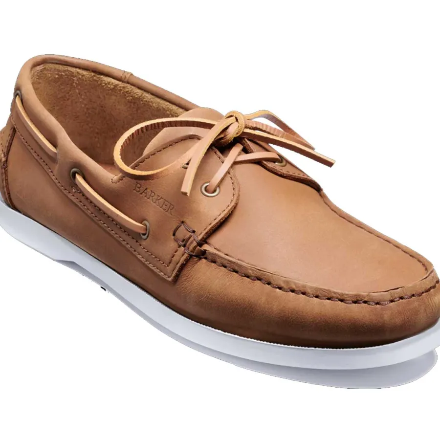 Barker Shoes BARKER Keel Deck Shoes - Mens - Camel Nubuck