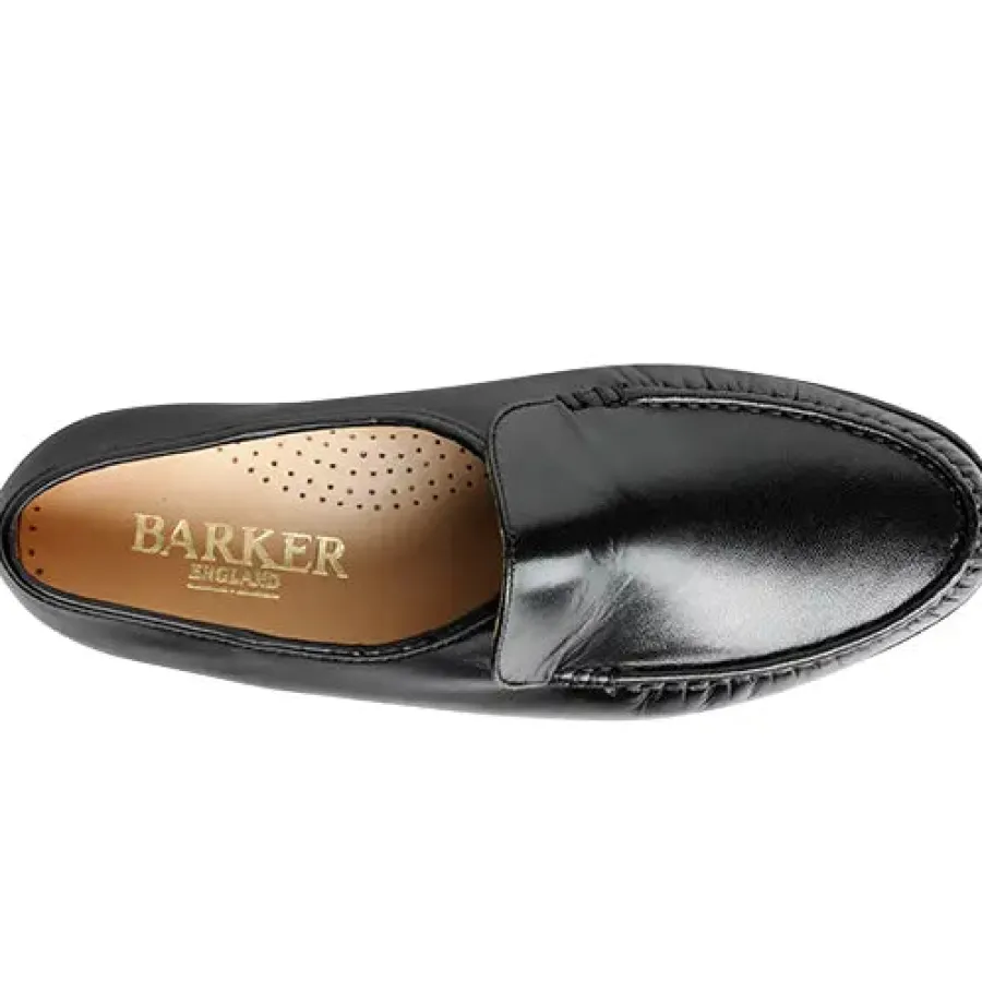 barker_laurence_shoes__me_3.webp Barker Shoes BARKER Laurence Shoes - Mens Moccasins - Black Kid