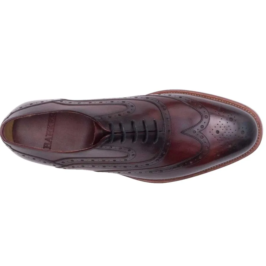 barker_liffey_shoes__mens_1-1.webp Barker Shoes BARKER Liffey Shoes - Mens Brogue - Hand Brushed Burgundy