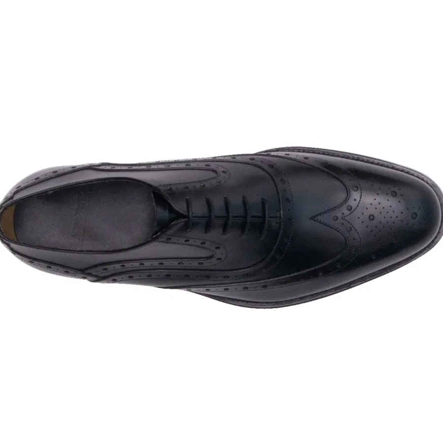 Barker Shoes BARKER Liffey Shoes - Mens Brogue - Black Calf