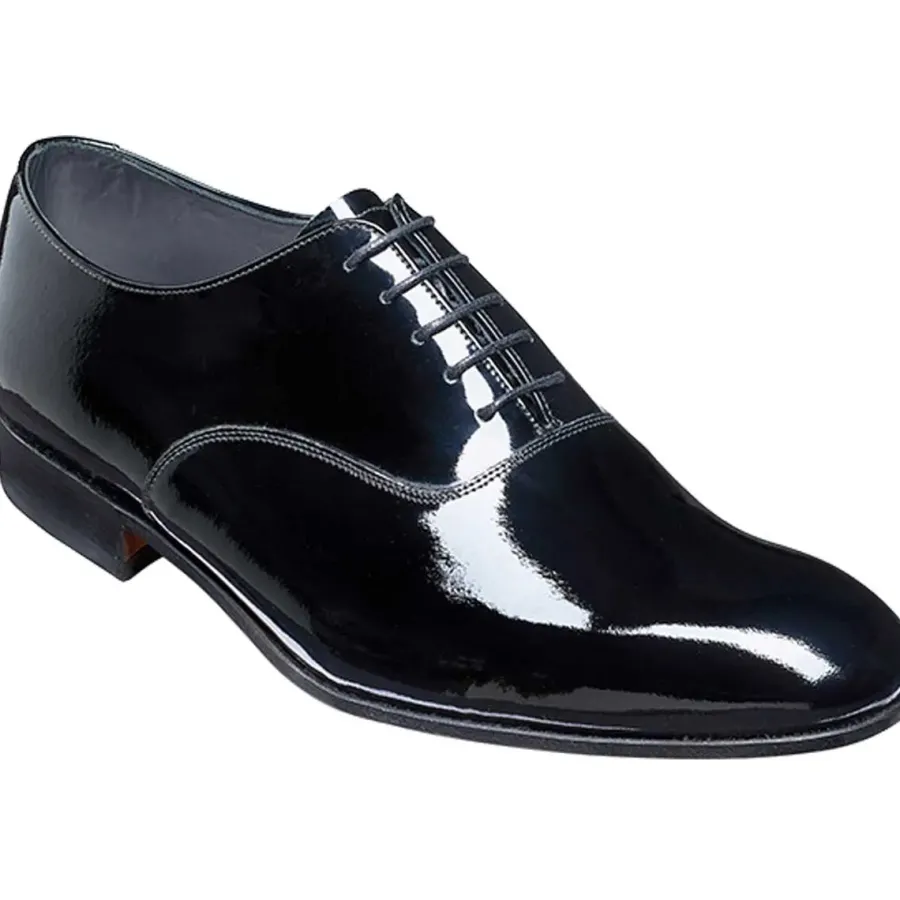 Barker Shoes BARKER Madeley Shoes - Mens Dress Oxford - Black Patent