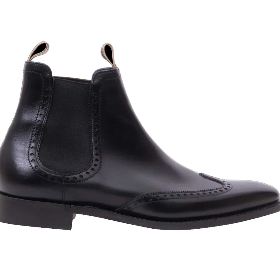 Barker Shoes BARKER Moreton Chelsea Boots - Mens - Black Calf