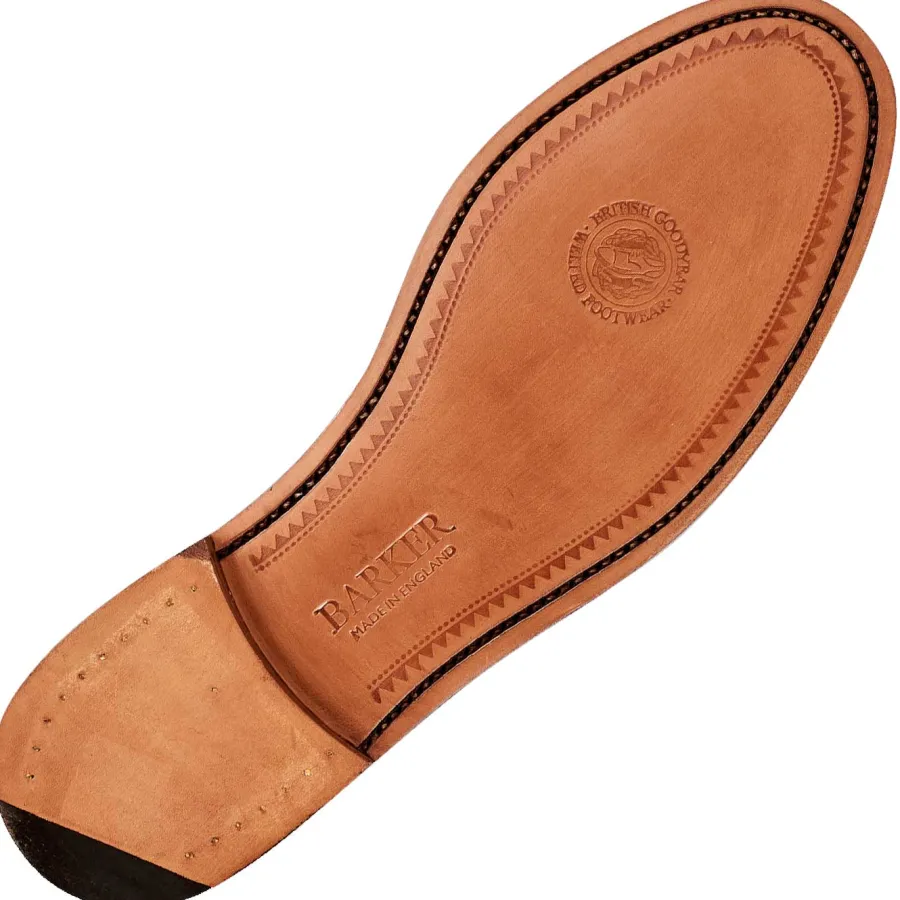 Barker Shoes BARKER Portsmouth Shoes - Mens Penny loafer - Dark Walnut Calf