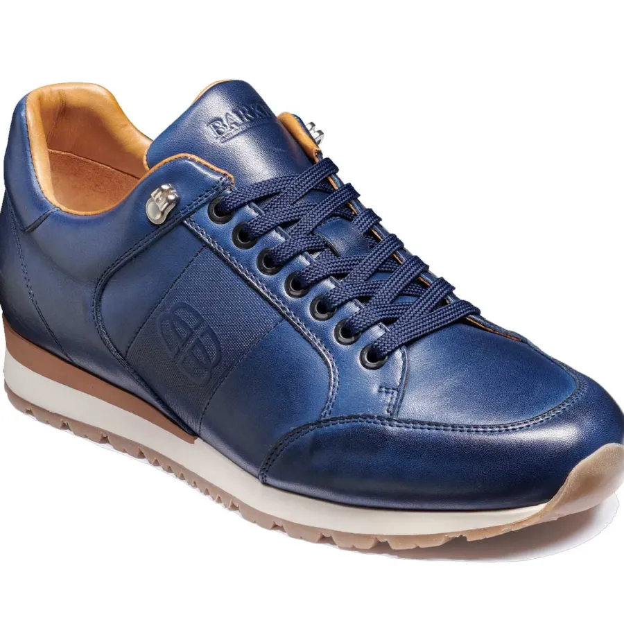 Barker Shoes BARKER Seb Sneakers - Mens - Navy Calf