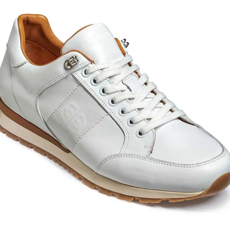 Barker Shoes BARKER Seb Sneakers - Mens - White Calf