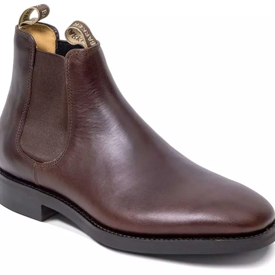 Barker Shoes BARKER Sutton Chelsea Boots - Mens - Brown Pegasus