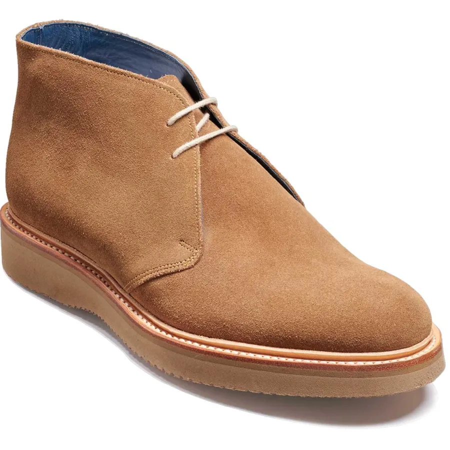 Barker Shoes BARKER Ted Boots - Mens - Beige Suede