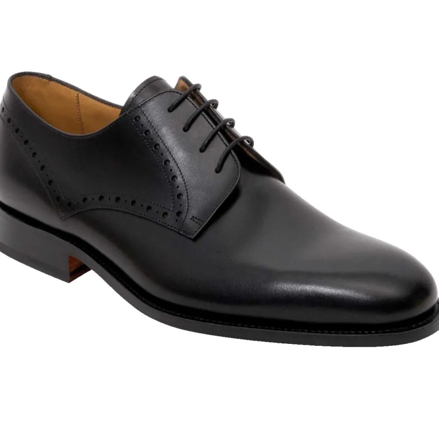 Barker Shoes BARKER Trent Shoes - Mens - Black Calf